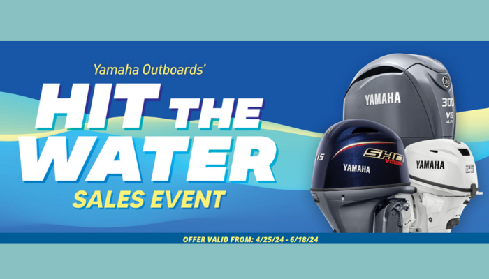 You are currently viewing Extended Warranty Deals on select Yamaha Outboards during the “Hit the Water Sales Event”.